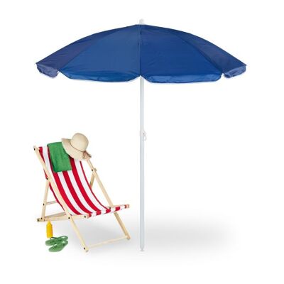Parasol bleu WOODENFURN 160 cm