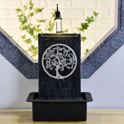 Indoor Fountain - Tree of Life - Waterfall Water Wall Led Lighting - Decoration and Gift Idea - Quick Installation