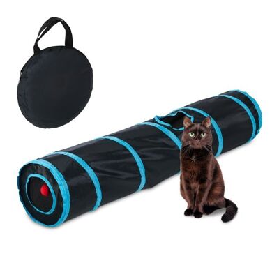 Tunnel pliable pour chat WOODENFURN 3 sorties