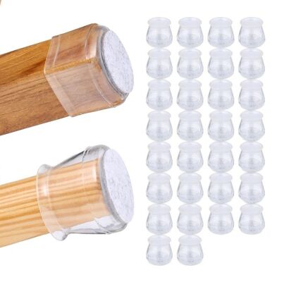 WOODENFURN chair leg caps set of 32