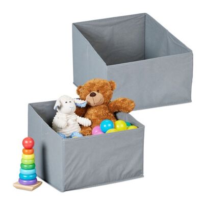 Scatola portaoggetti in pile WOODENFURN, set da 2