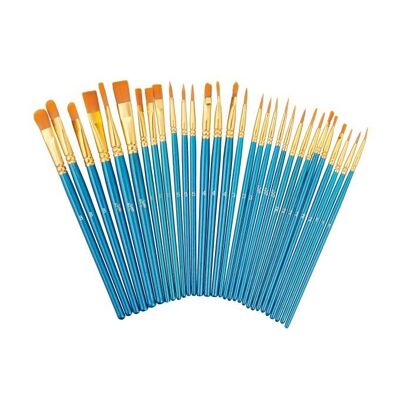 Ensemble de 30 pinceaux WOODENFURN