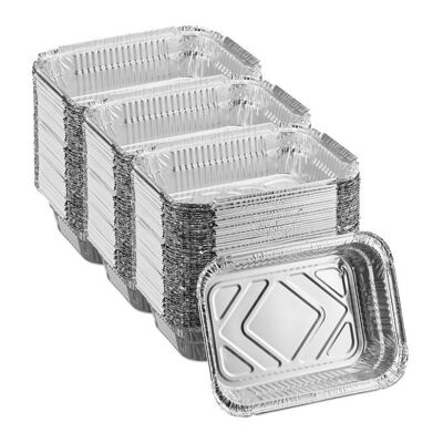 WOODENFURN aluminum trays grill set of 150