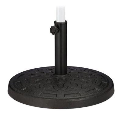 WOODENFURN Black Parasol Base