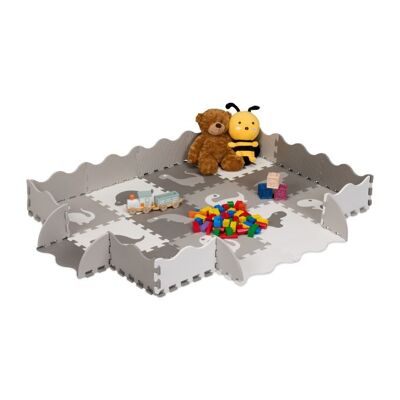 Tappetino puzzle dinosauro WOODENFURN con bordo