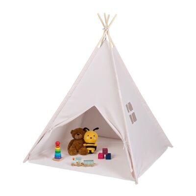 Tenda da gioco Tipi WOODENFURN con tappetino