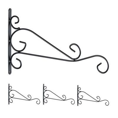 WOODENFURN Set di 4 portaoggetti sospesi