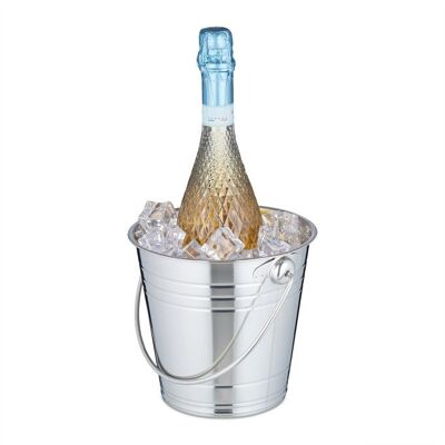 Seau à champagne WOODENFURN en acier inoxydable