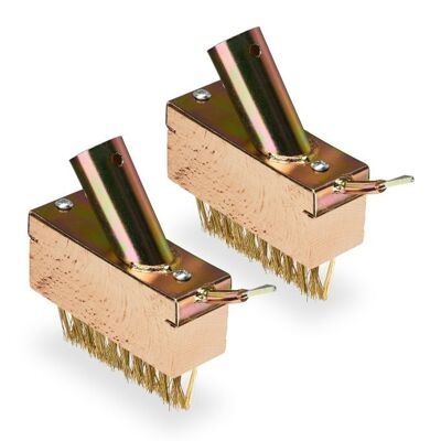 Ensemble de 2 brosses à joints anti-mauvaises herbes WOODENFURN