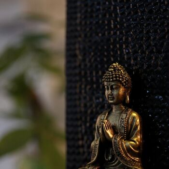 Cadeaux Fête des Mères - Fontaine d'Intérieur - Zenitude - Statue Bouddha Eclairage Led - Ambiance Zen et Relaxation - idée Déco 10