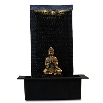 Cadeaux Fête des Mères - Fontaine d'Intérieur - Zenitude - Statue Bouddha Eclairage Led - Ambiance Zen et Relaxation - idée Déco 11