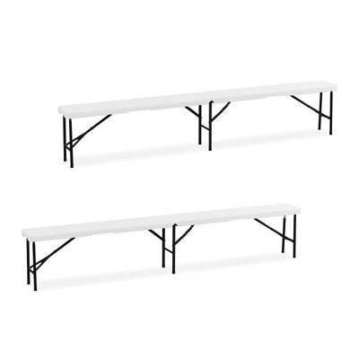 Set di 2 panche da birra WOODENFURN da 240 cm