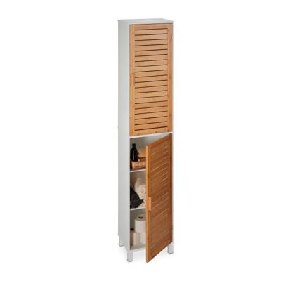 WOODENFURN tall bathroom cabinet