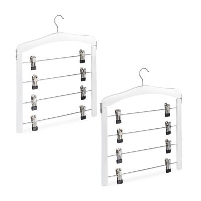 Cintres pour jupes WOODENFURN, lot de 2