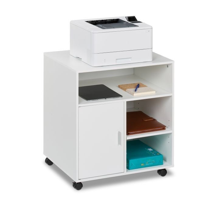 Conteneur roulant WOODENFURN à 5 compartiments