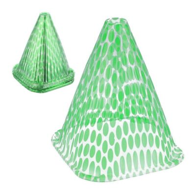 WOODENFURN Dotted Plant Hat Set of 10