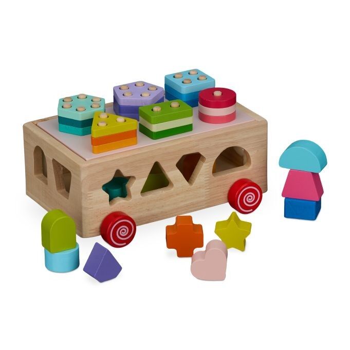 Cubes empilables en bois WOODENFURN