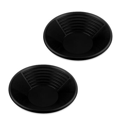 Ensemble de 2 poêles à or noir WOODENFURN