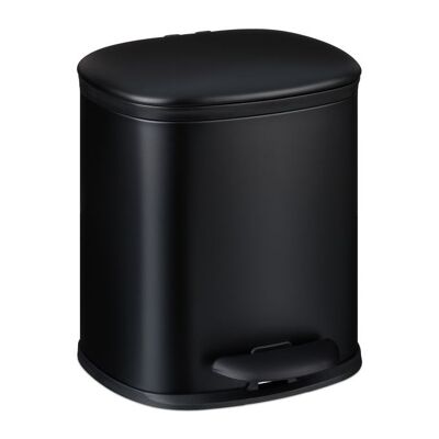 Poubelle de salle de bain WOODENFURN 5 l avec 2 conteneurs intérieurs