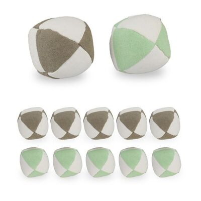WOODENFURN Pelotas de malabarismo suaves de 5 cm, juego de 12
