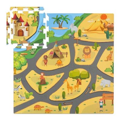 Tapis puzzle WOODENFURN Safari