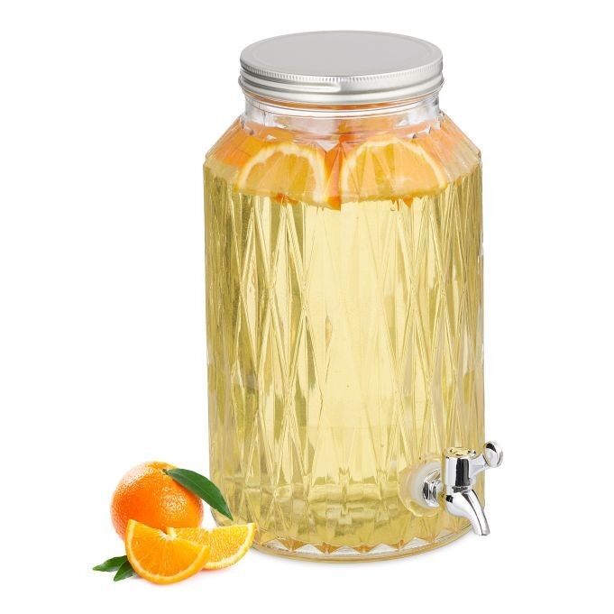 Distributeur de boissons WOODENFURN 5 litres design diamant