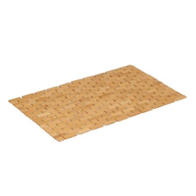 Tapis de bain pliable en bambou WOODENFURN