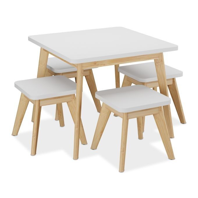 Ensemble de sièges pour enfants WOODENFURN 5 pièces
