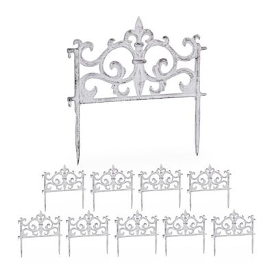 Barrière de lit vintage WOODENFURN, lot de 10