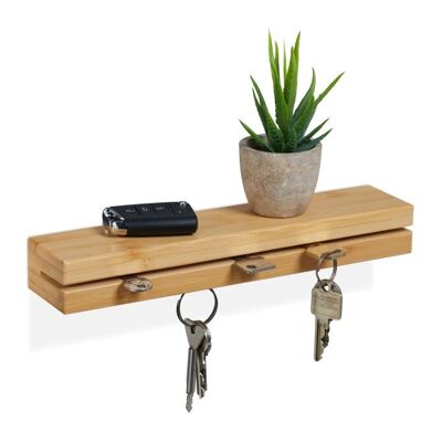 Porta chiavi magnetico WOODENFURN con ripiano