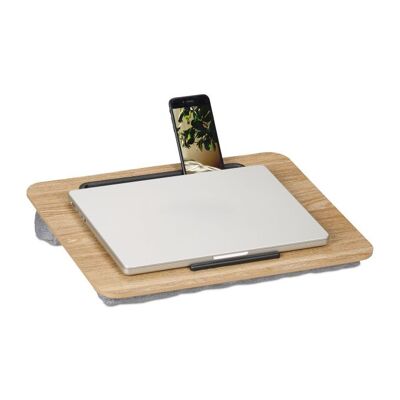 Cuscino per laptop WOODENFURN con supporto per cellulare