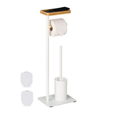 Set da toilette WOODENFURN in bambù e metallo