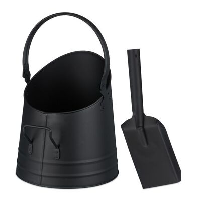 WOODENFURN coal bucket with shovel 6.5 l