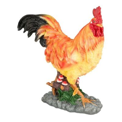 WOODENFURN figura da giardino gallo