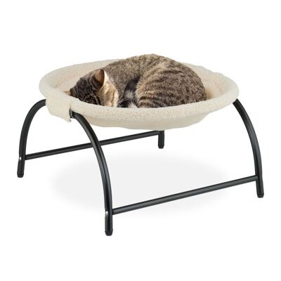 WOODENFURN Standing Cat Hammock with Plush