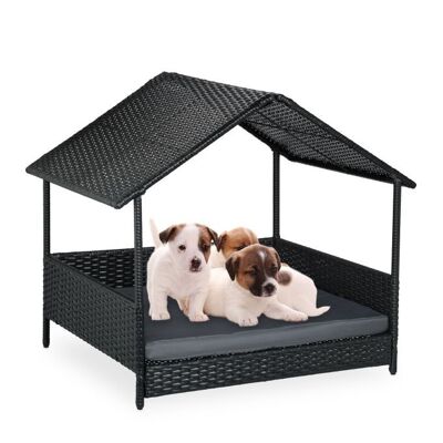 Lit pour chien WOODENFURN avec toit