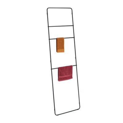 Scala portasciugamani in metallo WOODENFURN a 3 pioli