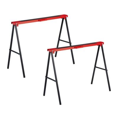 Tréteaux pliants WOODENFURN 100 kg Lot de 2