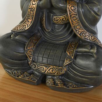 Grande Statuette Bouddha Méditation – Décoration Zen et Feng Shui – Apporte une Ambiance Spirituelle et Relaxante à Votre Intérieur – Statuette Porte-Bonheur 7