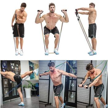 Pack d’Exercice 11 Pièces – Kit d’Exercice et de Musculation – Sport et Fitness à Domicile – Accessoire Yoga 3