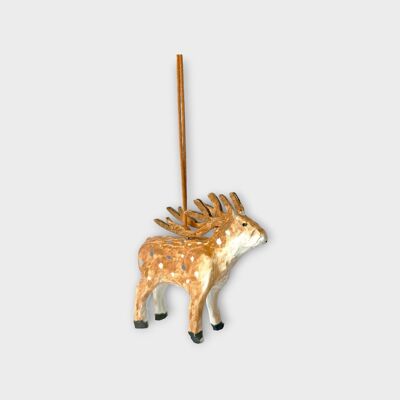 Décoration de renne – Détails peints à la main