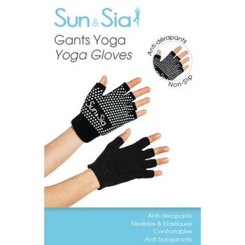 Cadeaux Fête des Mères - Paire de Gants Yoga – Convient à tous – Taille unique – Flexibles et Confortables– Antidérapantes 2