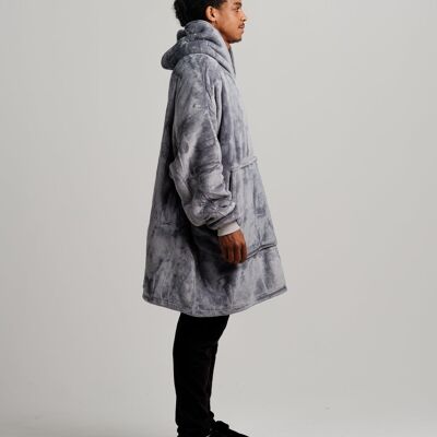 Coperta con cappuccio originale Ony - Grigio