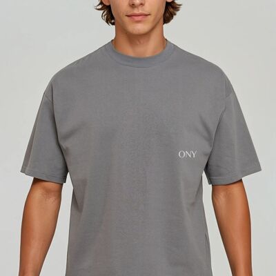 T-SHIRT GRIGIA BOXY FIT