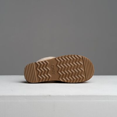 Pantuflas de lana ONY - Bronceado