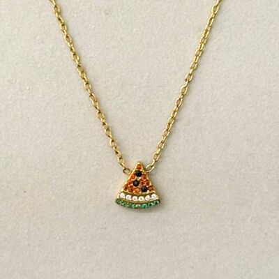 Collana minimale a forma di anguria