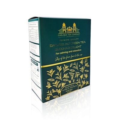Thé vert Darjeeling bio ultra premium Délice du Bouddha (100 g)