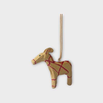 Décoration de Noël en forme de chèvre – Détails peints à la main