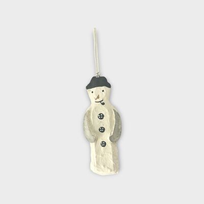 Décoration traditionnelle de bonhomme de neige