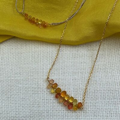 Collana con goccia di zaffiro di Isotta